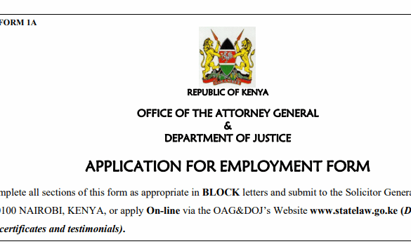EACC Online Recruitment Portal EACC Form 1 Opportunities for Young EACC Online Recruitment Portal EACC Form 1 Opportunities for Young