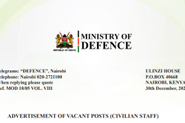 PSC Hiring - 46 Positions - Opportunities for Young Kenyans